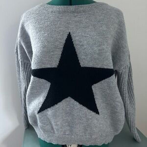 Gray Star Sweater